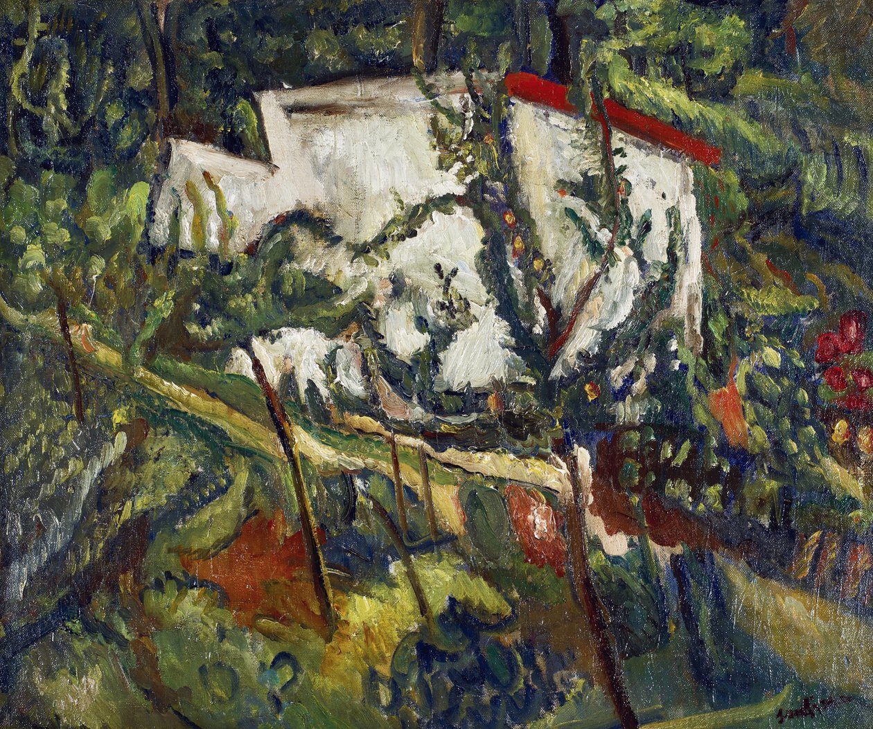 Huis in Clamart door Chaim Soutine