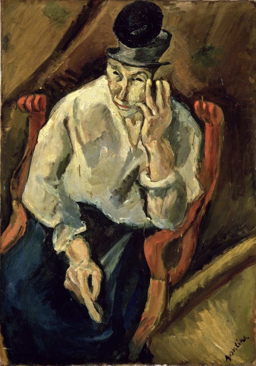 Man met een Hoed, c.1900 door Chaim Soutine