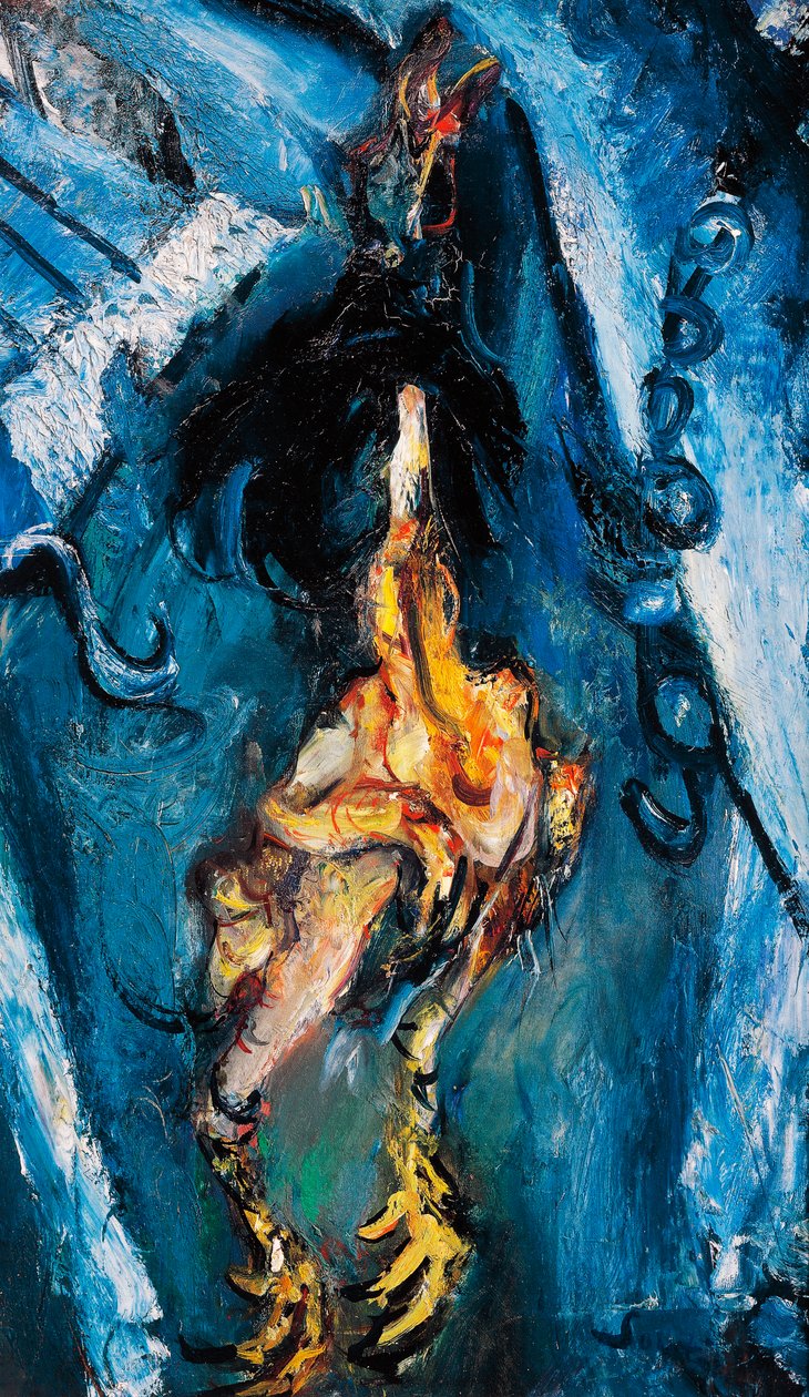 Geplukte kip, ca 1925, door Chaim Soutine door Chaim Soutine