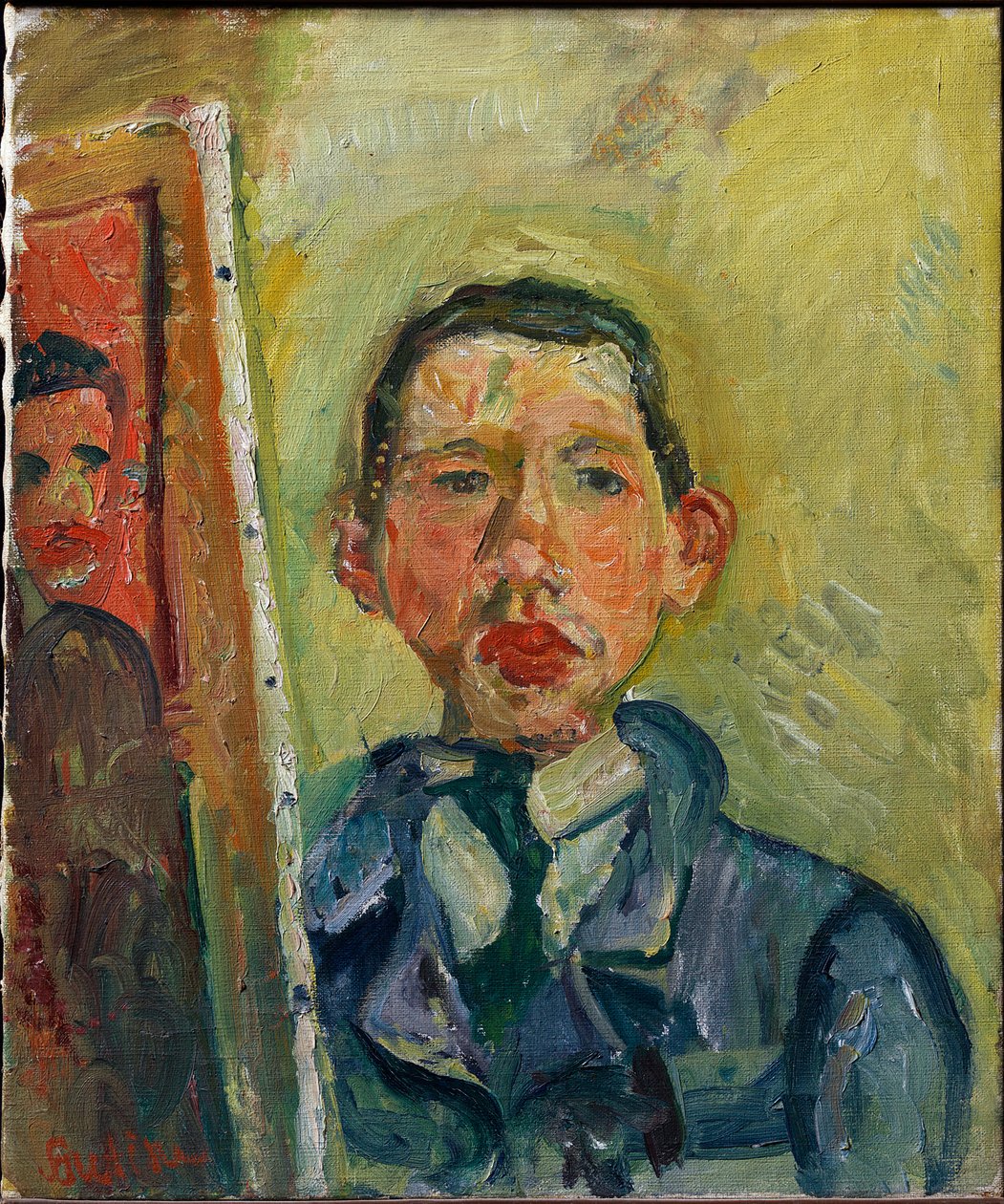 Zelfportret door Chaim Soutine