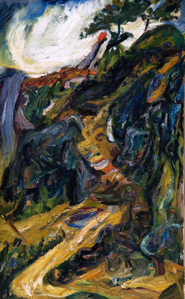 Kronkelende Weg, Bij Gréolières door Chaim Soutine