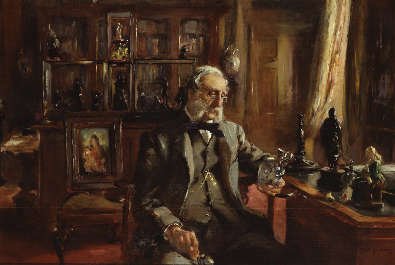 De Amateur bij Hem Thuis, c.1893-94 door Charles Alexander