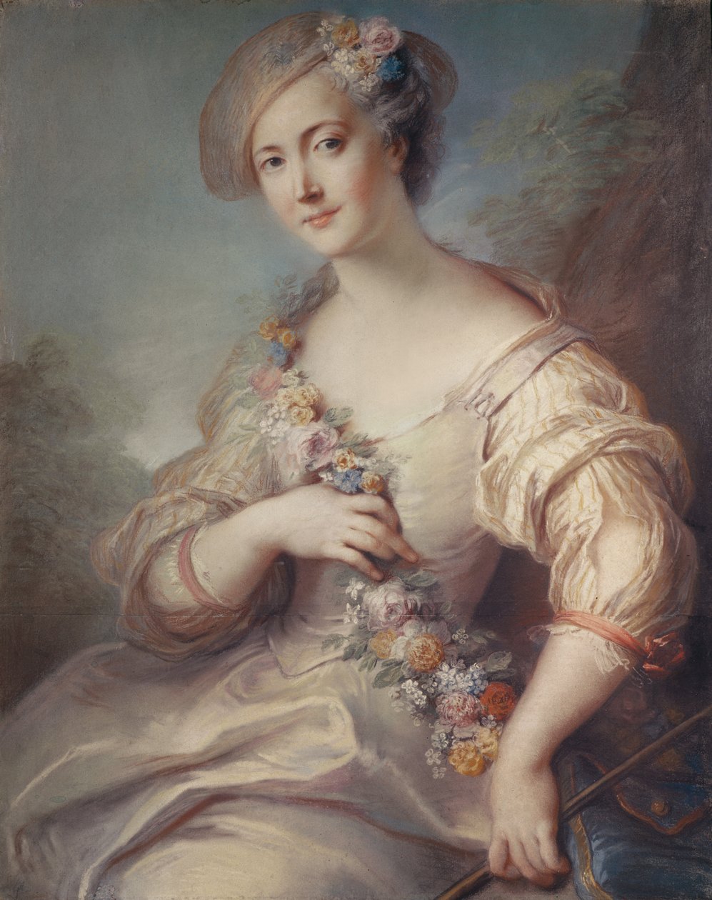 Markiezin de Beuvron door Charles Antoine Coypel