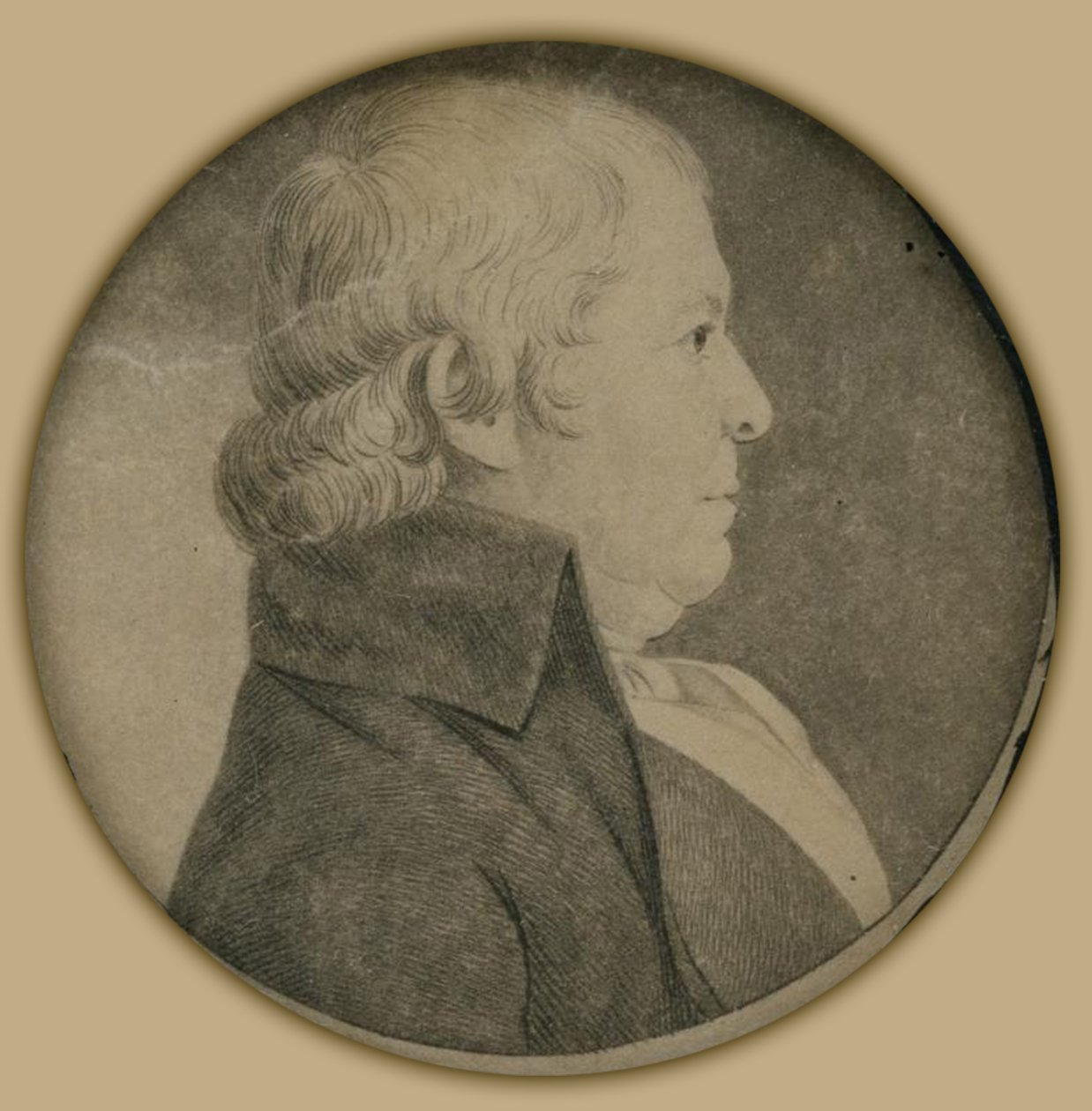 Portret van Paul Revere, Jr. door Charles Balthazar Julien Févret de Saint Mémin