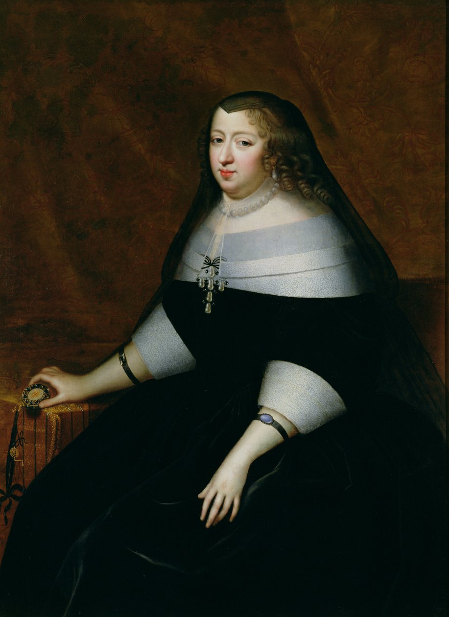 Portret van Anna van Oostenrijk door Charles Beaubrun