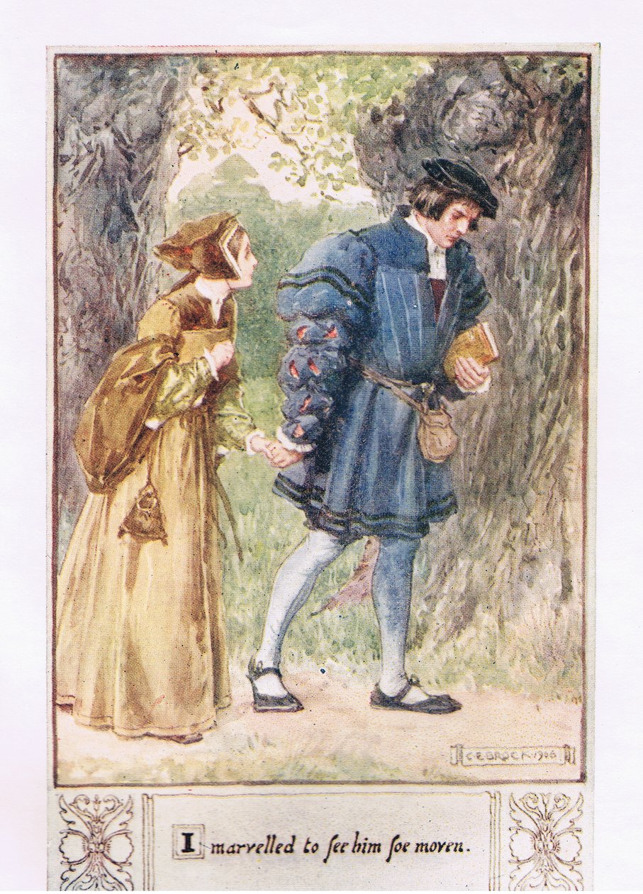 Ik verwonderde me om hem zo te zien bewegen door Charles Edmund Brock