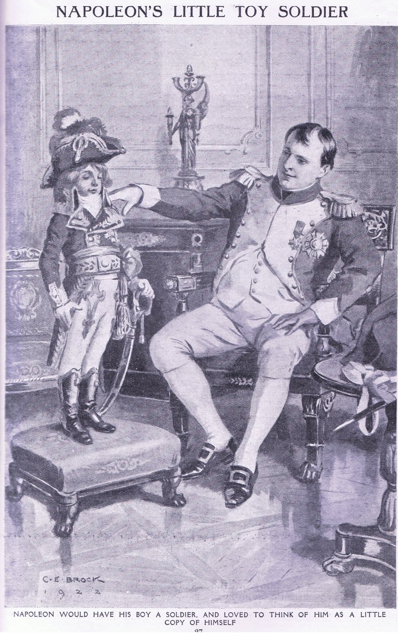 Napoleons Kleine Speelgoed Soldaat door Charles Edmund Brock