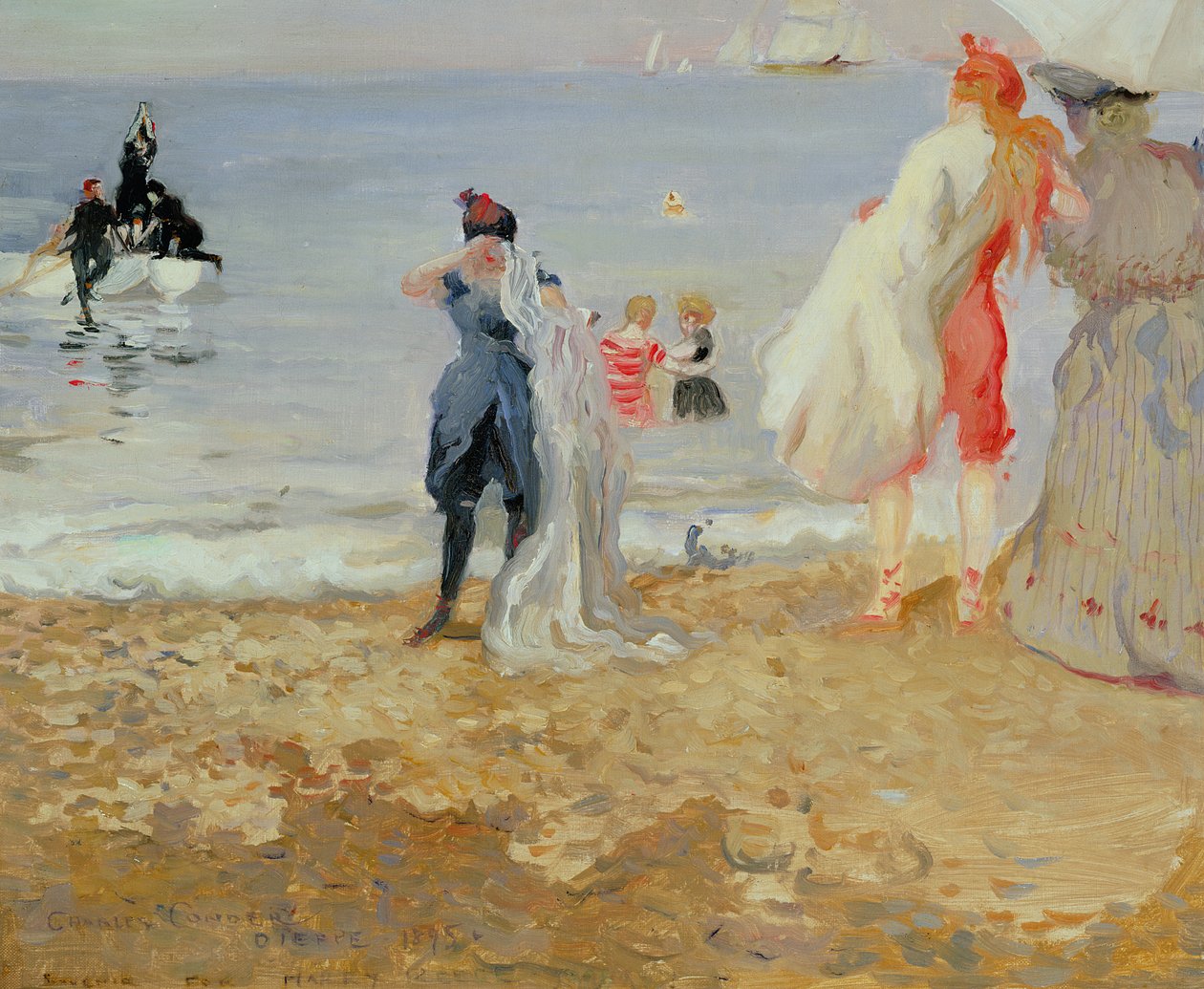 Dieppe, 1895 door Charles Edward Conder