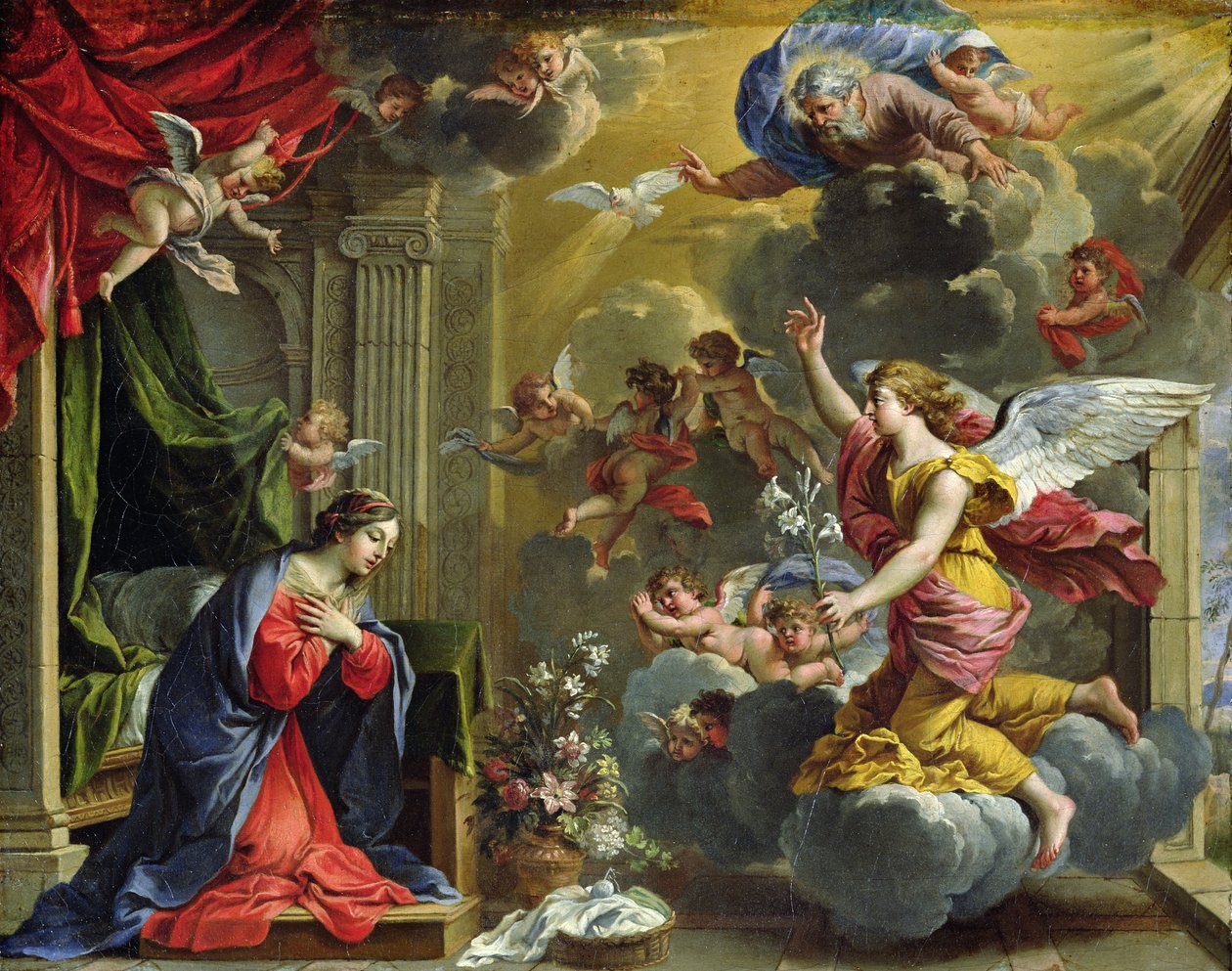 De Annunciatie door Charles Francois Poerson