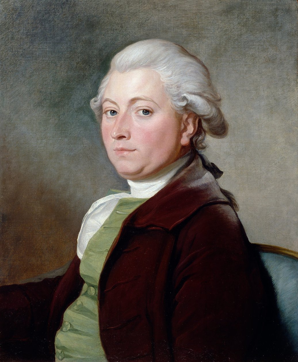 Thomas Haines door Charles Grignion the younger