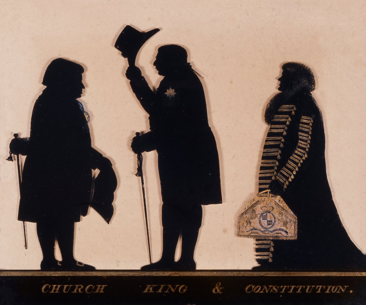 Silhouet getiteld 