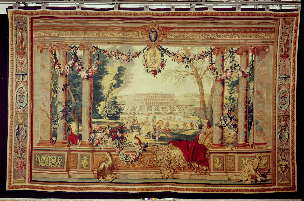 De maand mei Kasteel van Saint-Germain-en-Laye, uit de serie wandtapijten 