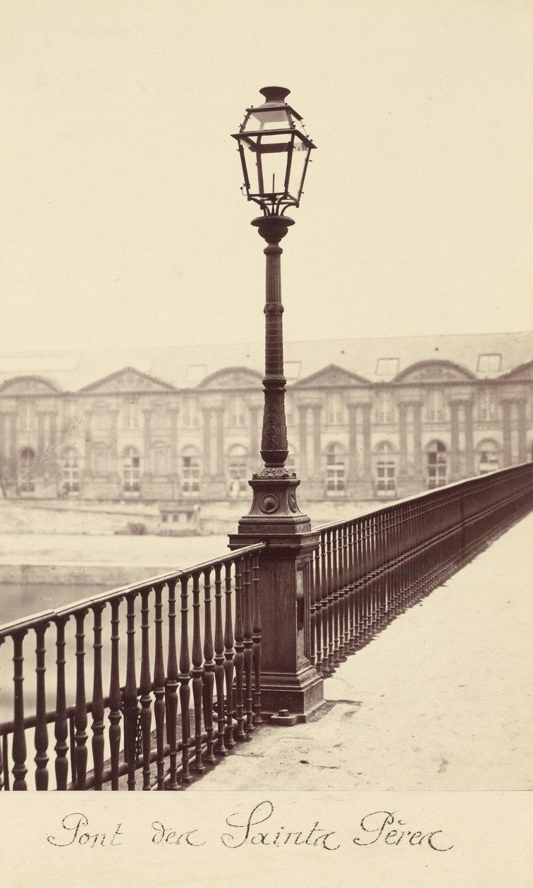 Pont des Saints Pères door Charles Marville