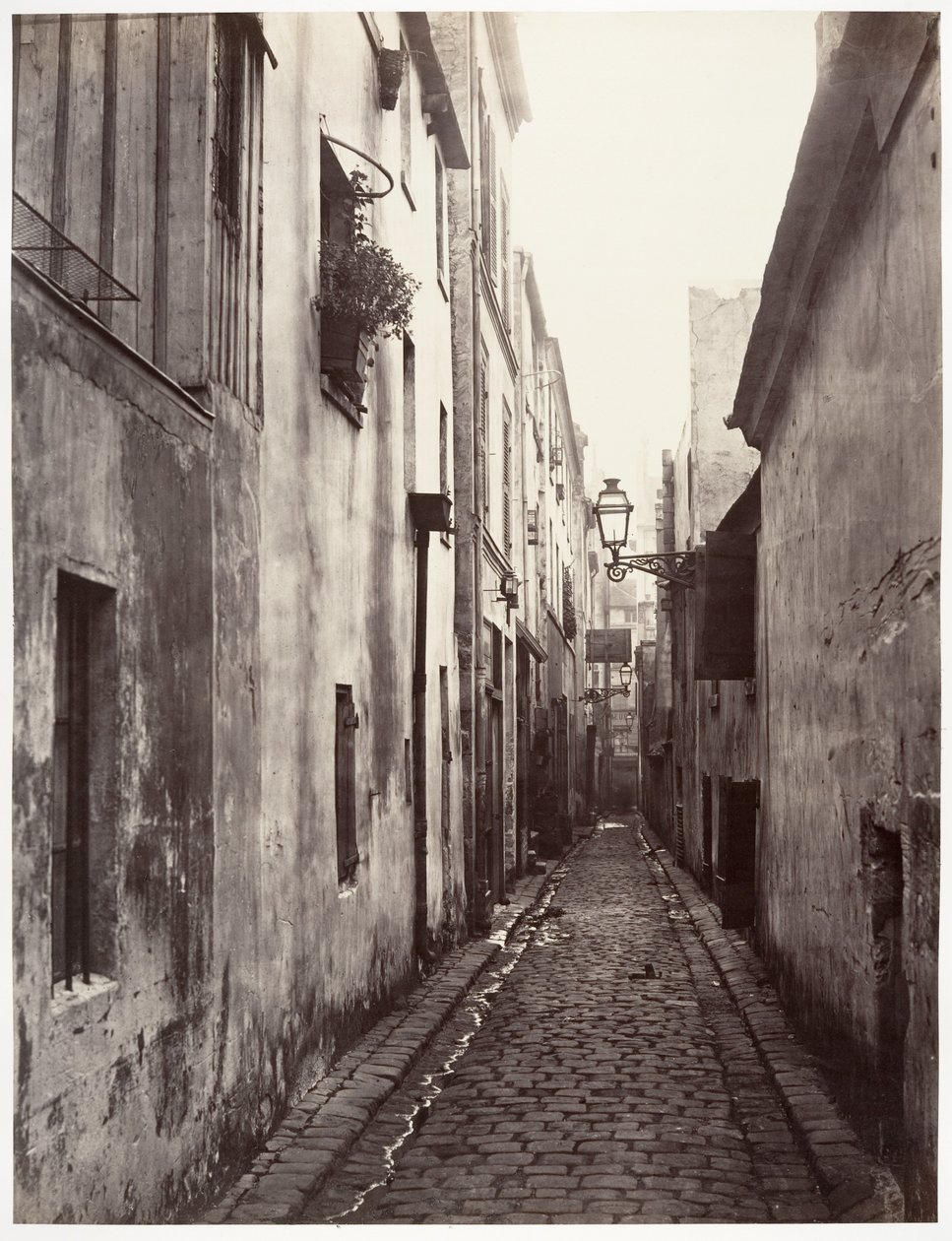 Impasse Briare door Charles Marville