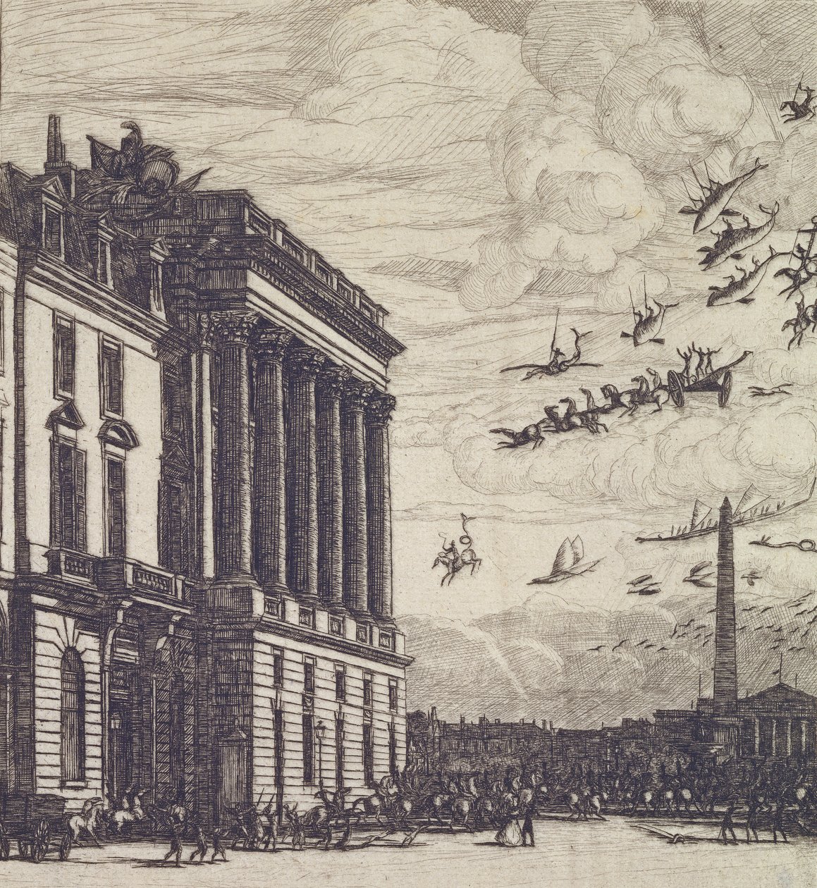 Het Ministerie van Marine door Charles Meryon