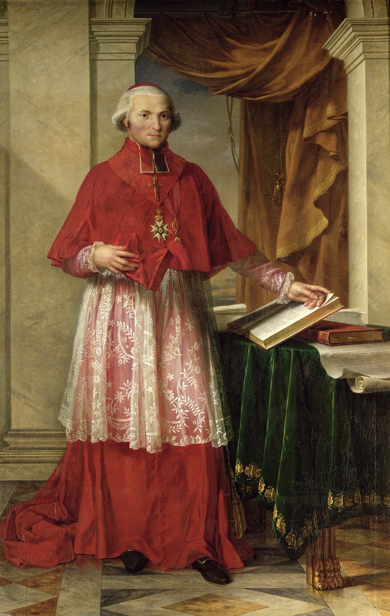 Portret van kardinaal Joseph Fesch, 1806 door Charles Meynier