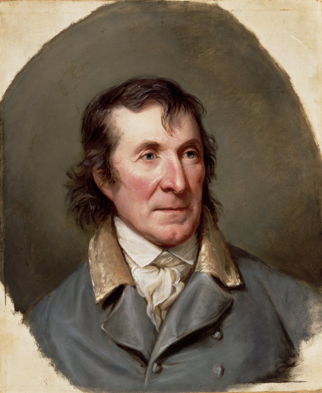 Gilbert Stuart (1755-1828), 1805 door Charles W. and Peale, Rembrandt Peale