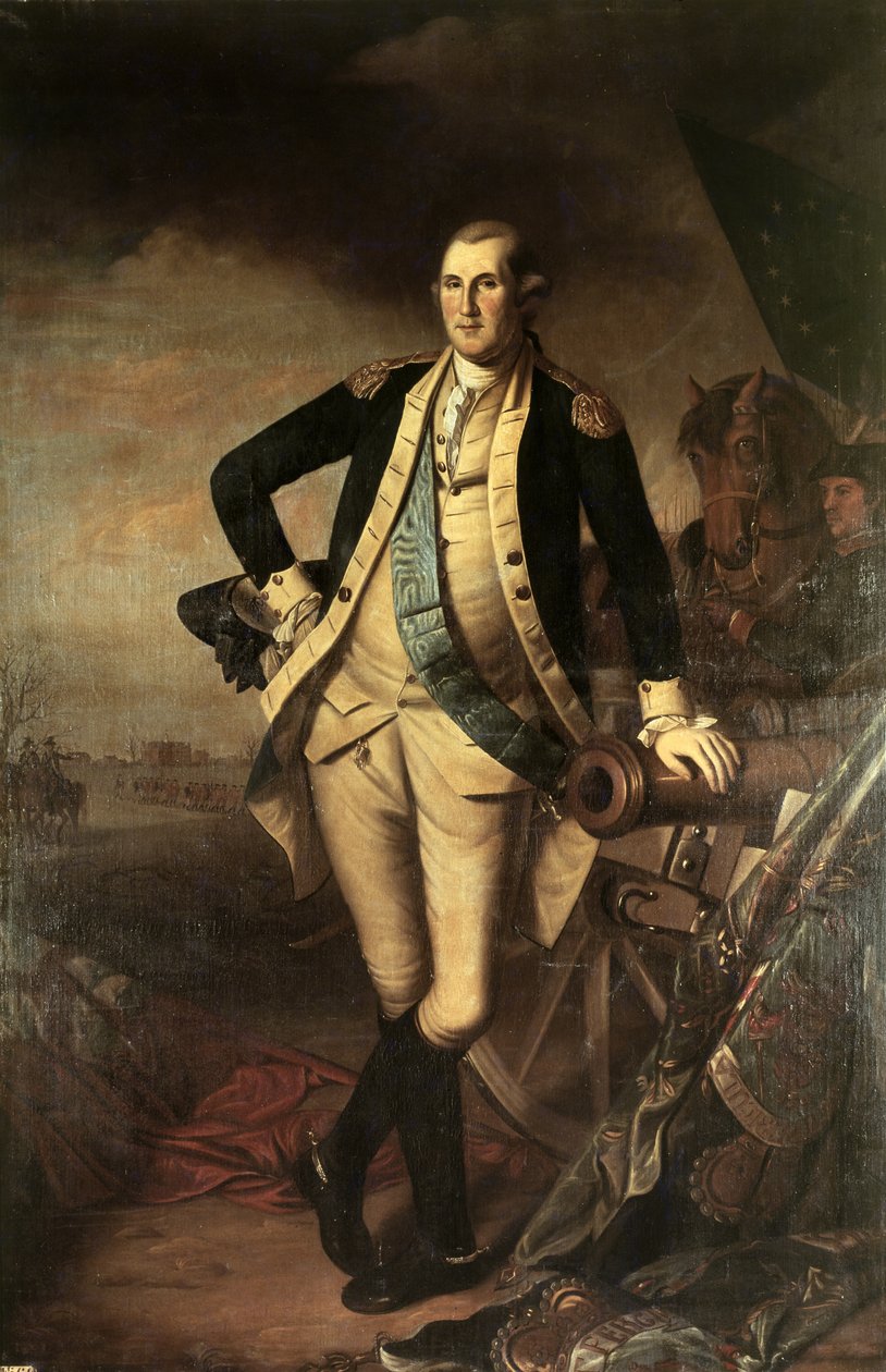 Portret van George Washington door Charles Willson Peale
