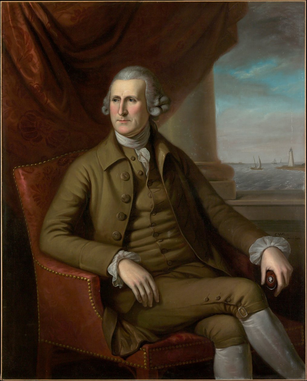 Portret van Thomas Willing (1731-1821) door Charles Willson Peale