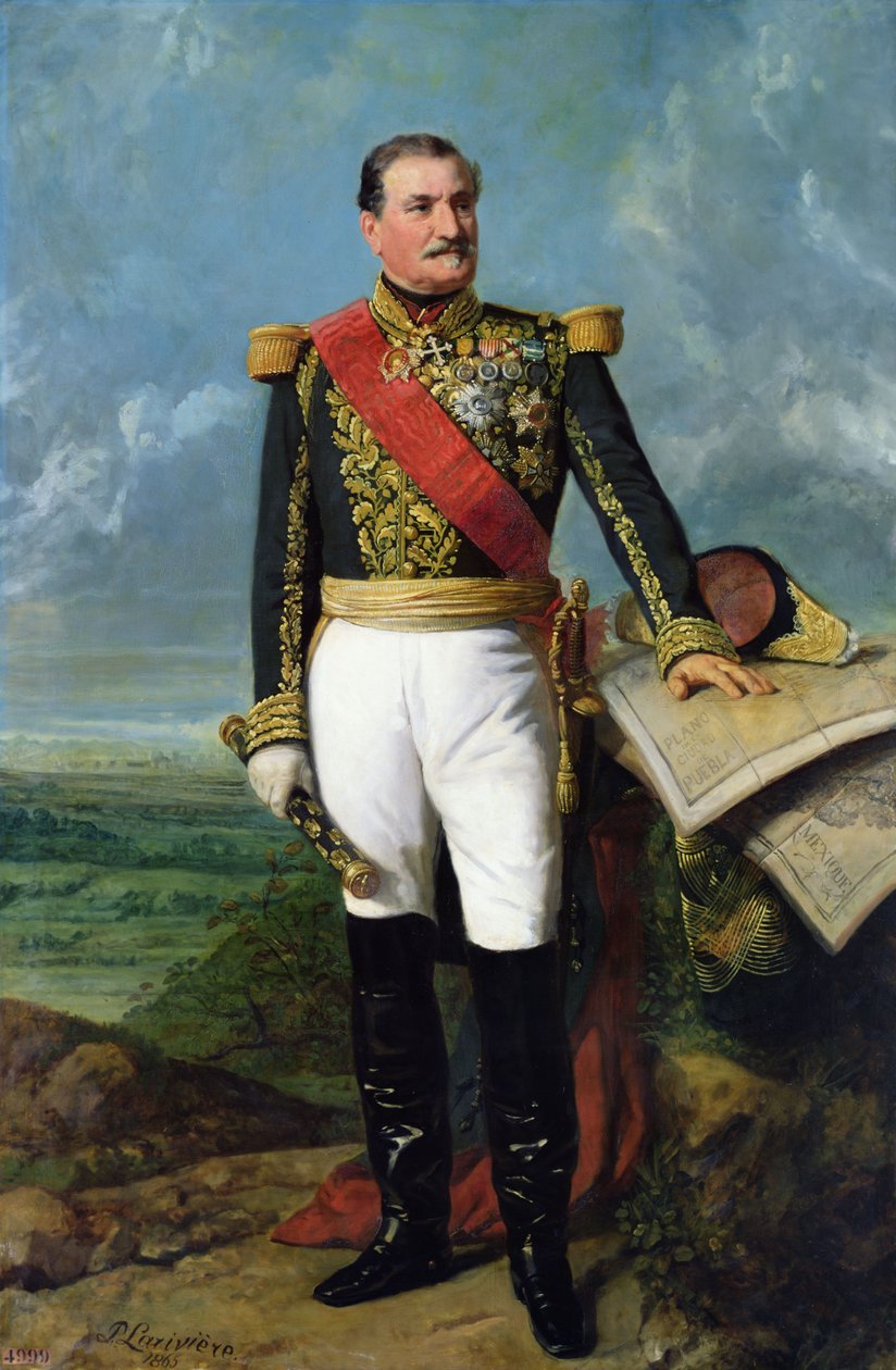Elie-Frederic Forey (1804-1872), Empire Maarschalk door Charles Philippe Lariviere