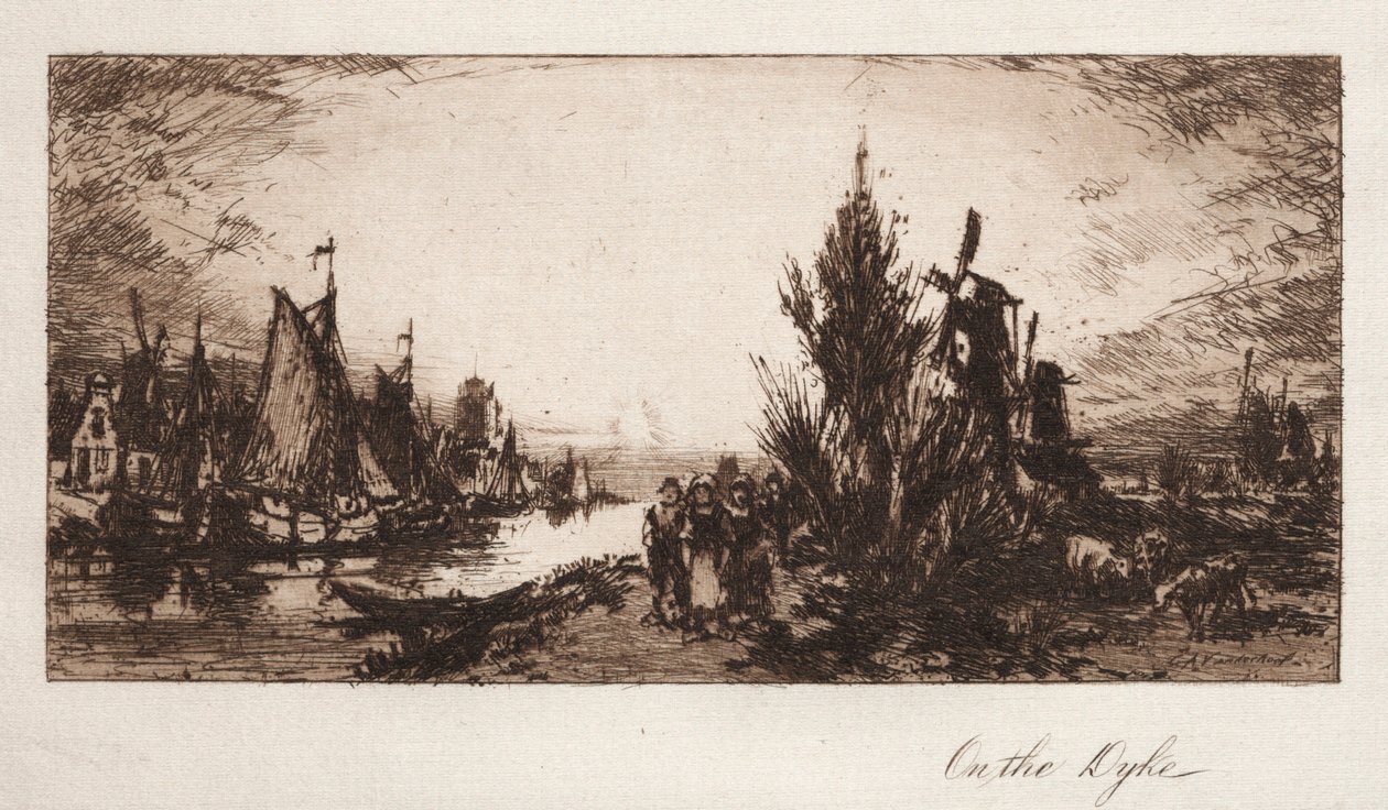 Op de dijk door Charles A. Vanderhoof