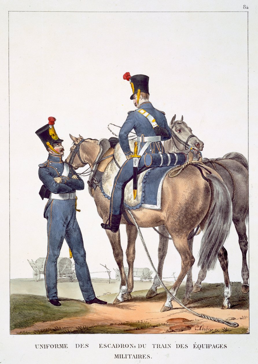 Uniforme des Escadrons du Train des Equipages Militaires, uit 