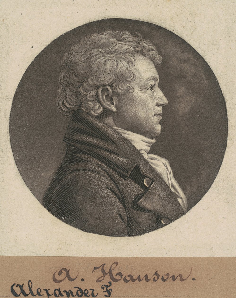 Alexander Contee Hanson door Charles B. J. Févret de Saint Mémin