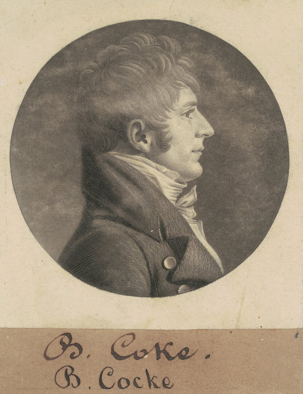 Benjamin Cocke door Charles B. J. Févret de Saint Mémin