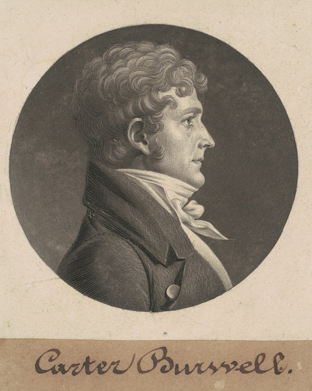 Carter Burwell door Charles B. J. Févret de Saint Mémin