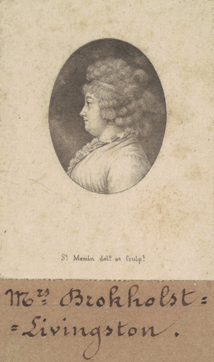 Catherine Keteltas Livingston door Charles B. J. Févret de Saint Mémin
