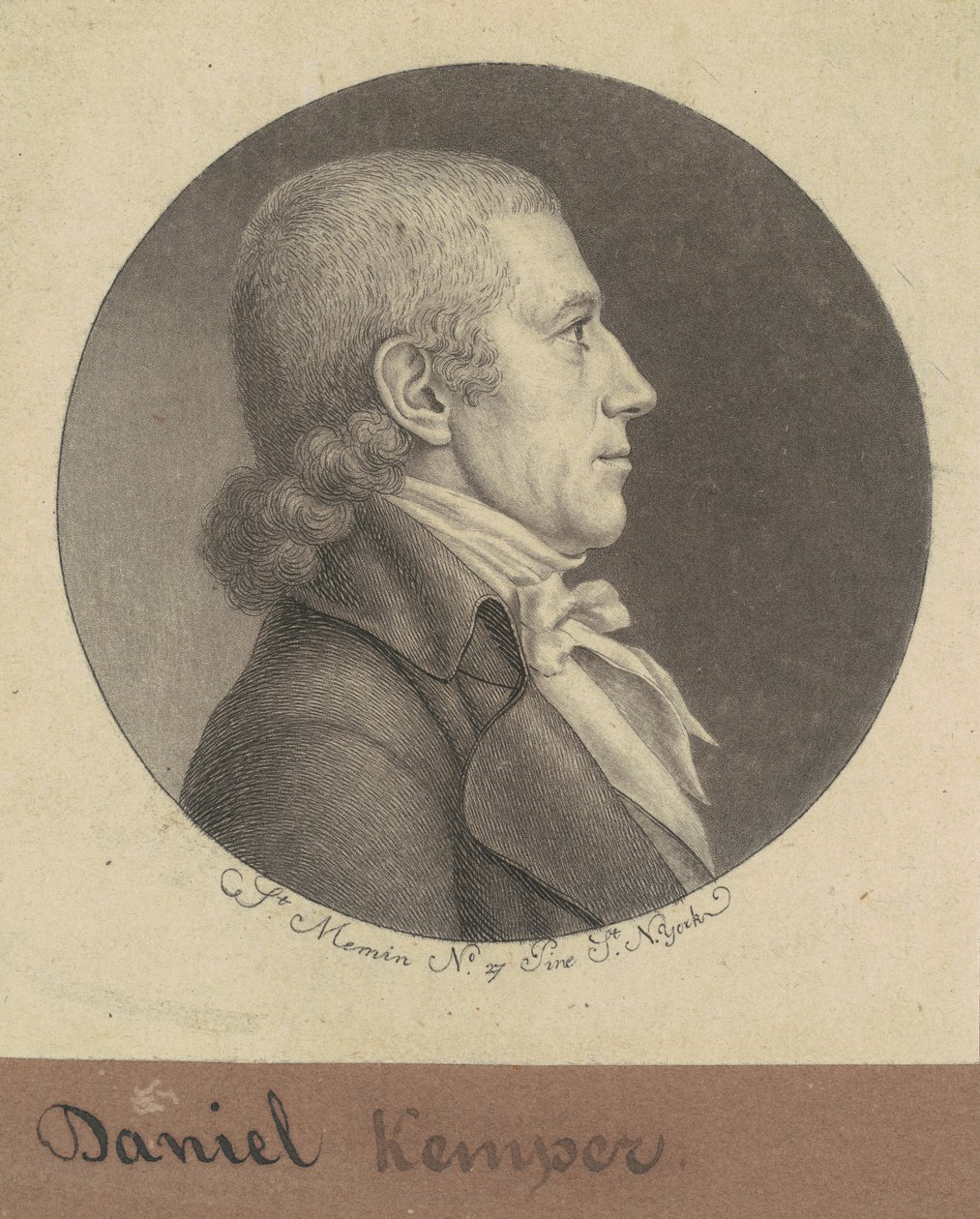 Daniel Kemper door Charles B. J. Févret de Saint Mémin