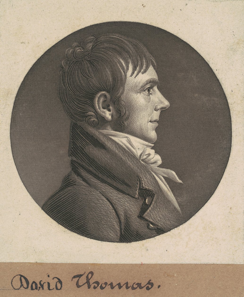 David Thomas door Charles B. J. Févret de Saint Mémin