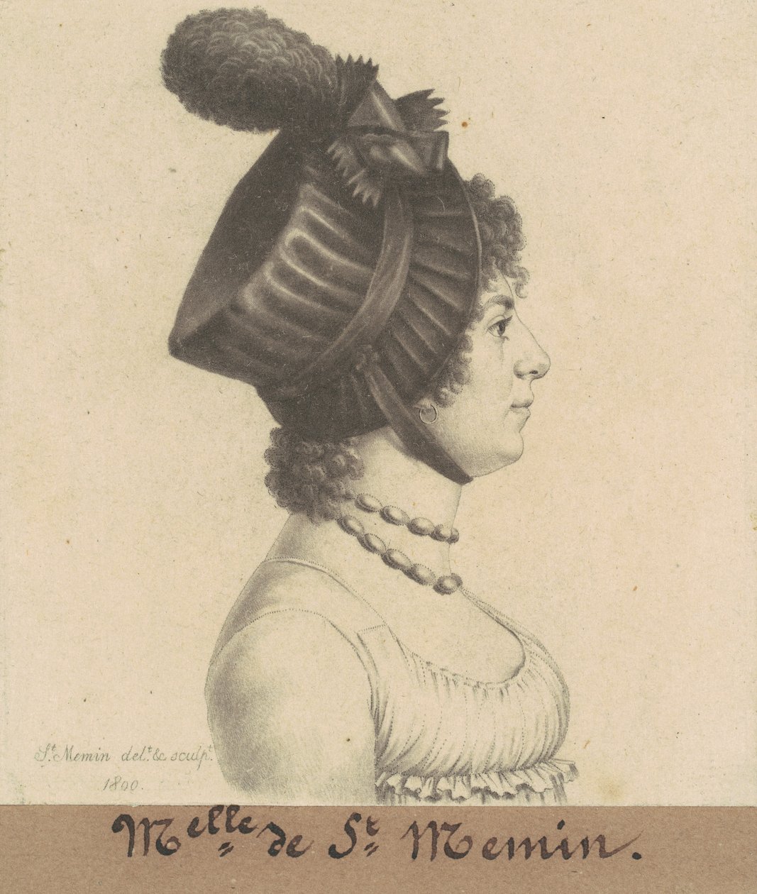 Étiennette-Charlotte-Adélaïde Févret de Saint-Mémin door Charles B. J. Févret de Saint Mémin
