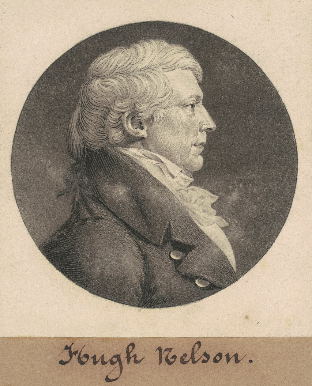 Francis Nelson door Charles B. J. Févret de Saint Mémin