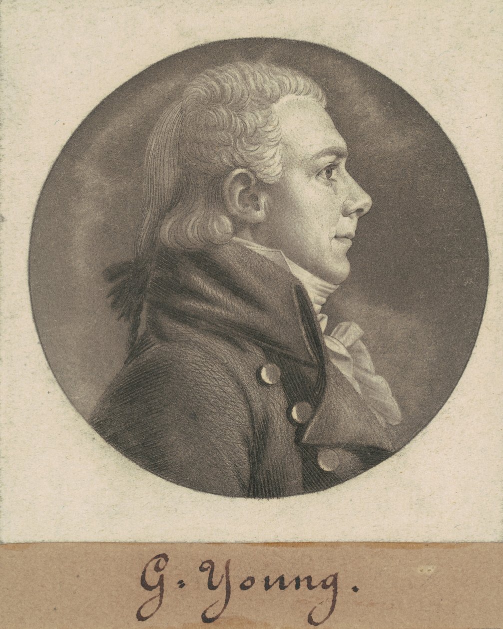 George Young door Charles B. J. Févret de Saint Mémin