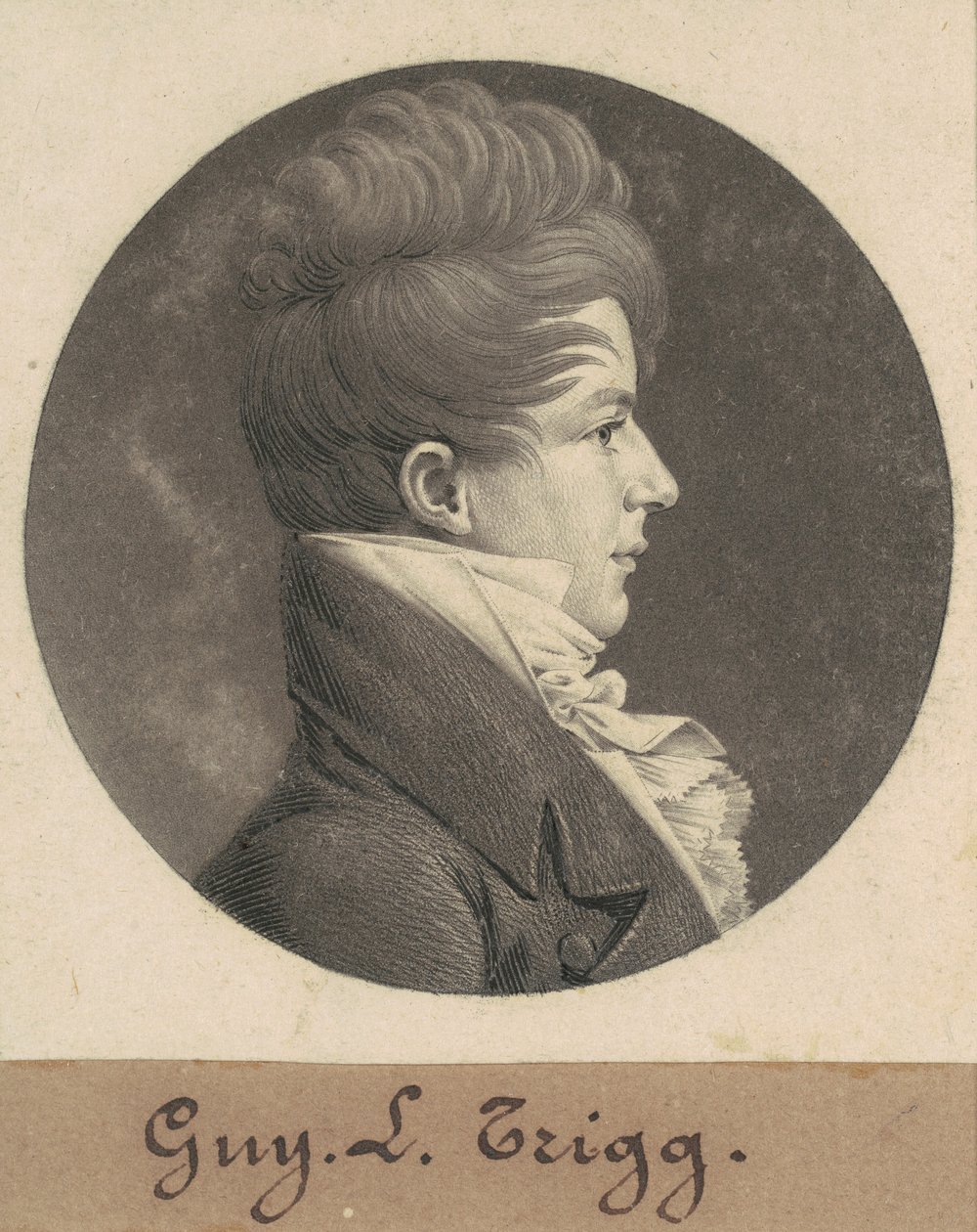 Guy L. Trigg door Charles B. J. Févret de Saint Mémin