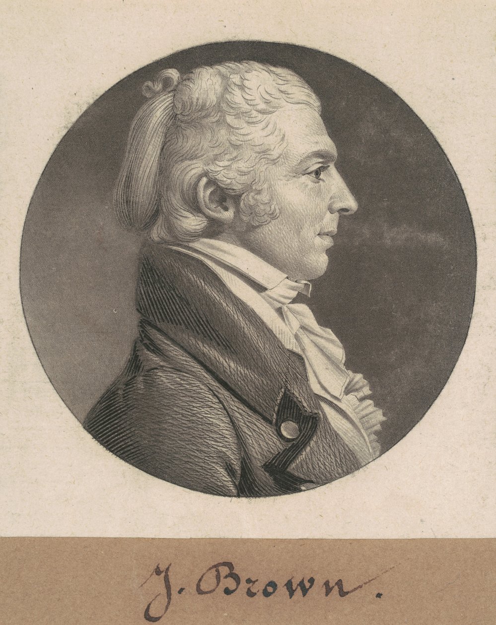 James Brown, Sr. door Charles B. J. Févret de Saint Mémin