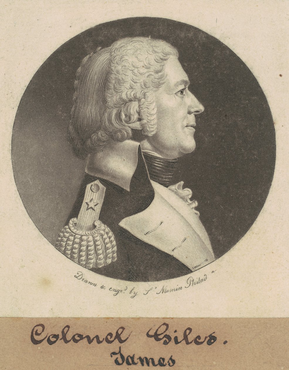 James Giles door Charles B. J. Févret de Saint Mémin