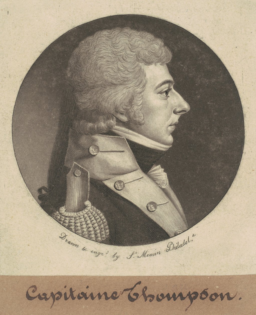 James Thompson door Charles B. J. Févret de Saint Mémin