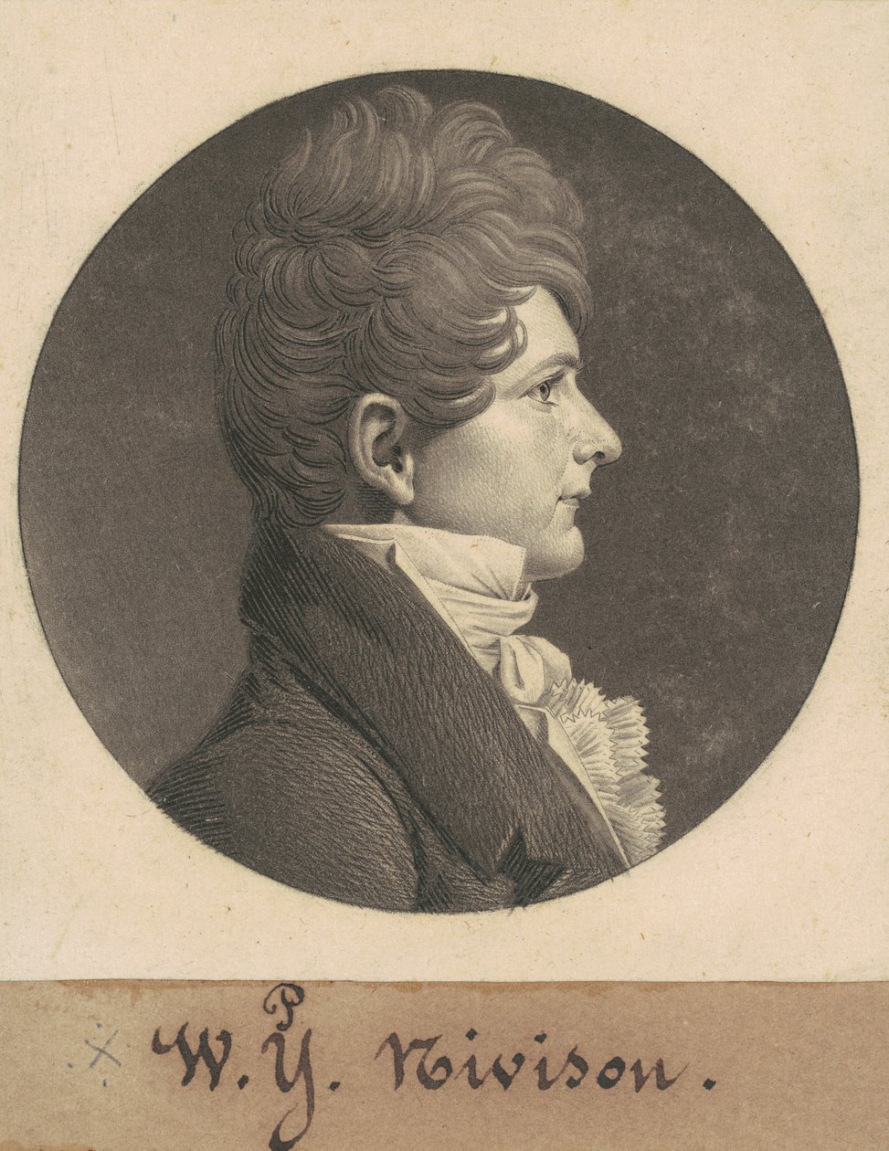 John Garland Mosby door Charles B. J. Févret de Saint Mémin