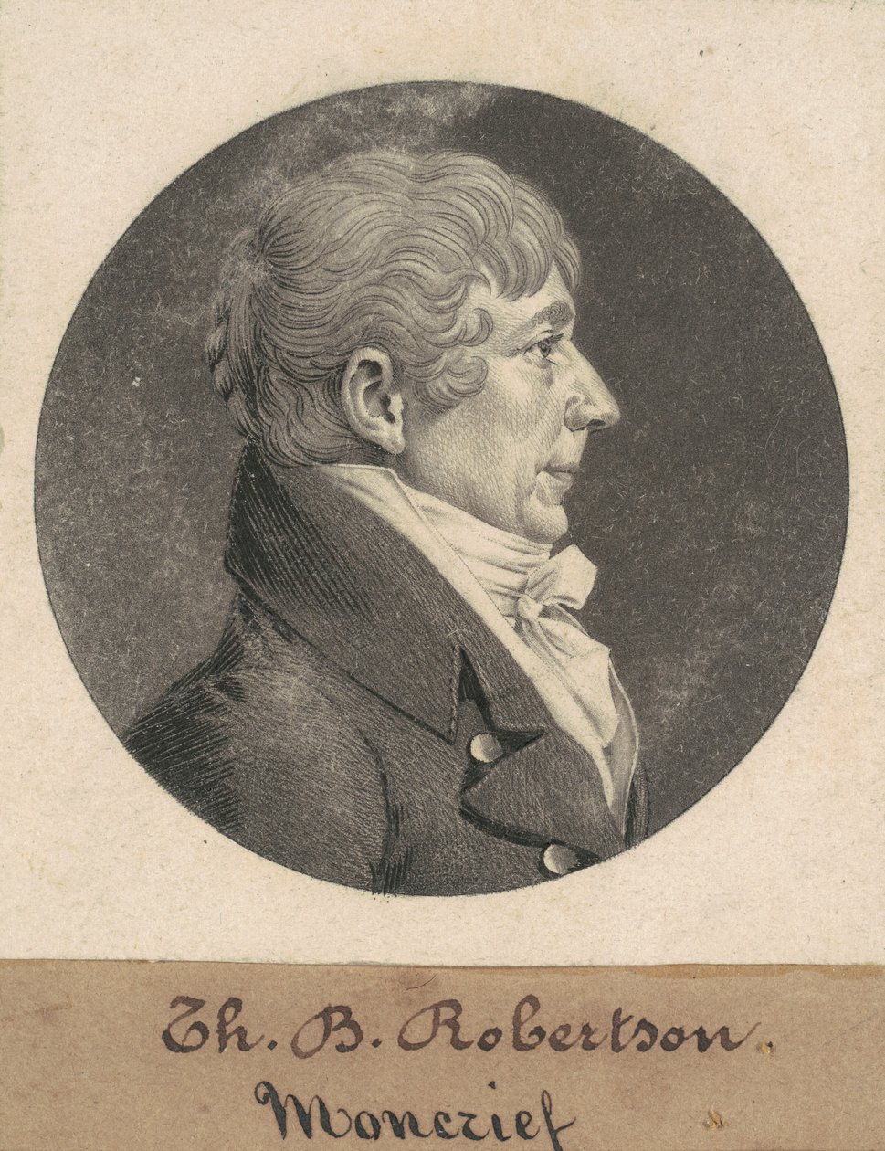 John Moncreif door Charles B. J. Févret de Saint Mémin
