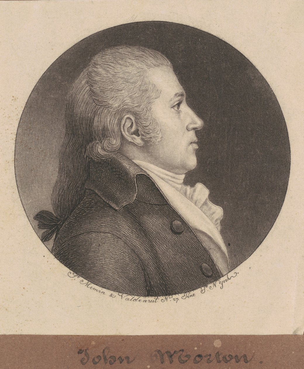 John Morton door Charles B. J. Févret de Saint Mémin