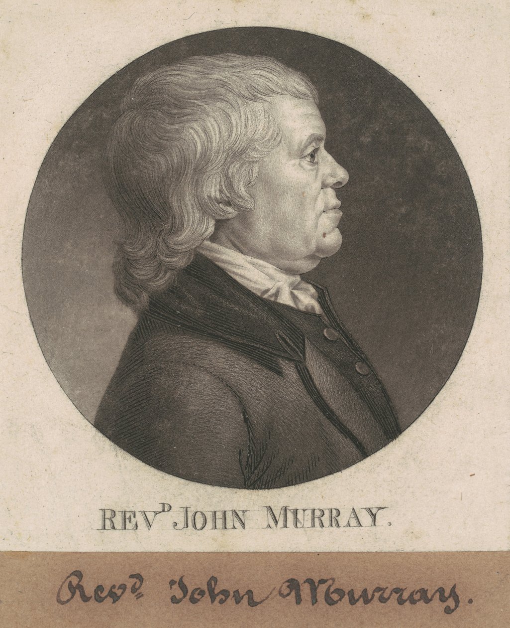 John Murray door Charles B. J. Févret de Saint Mémin