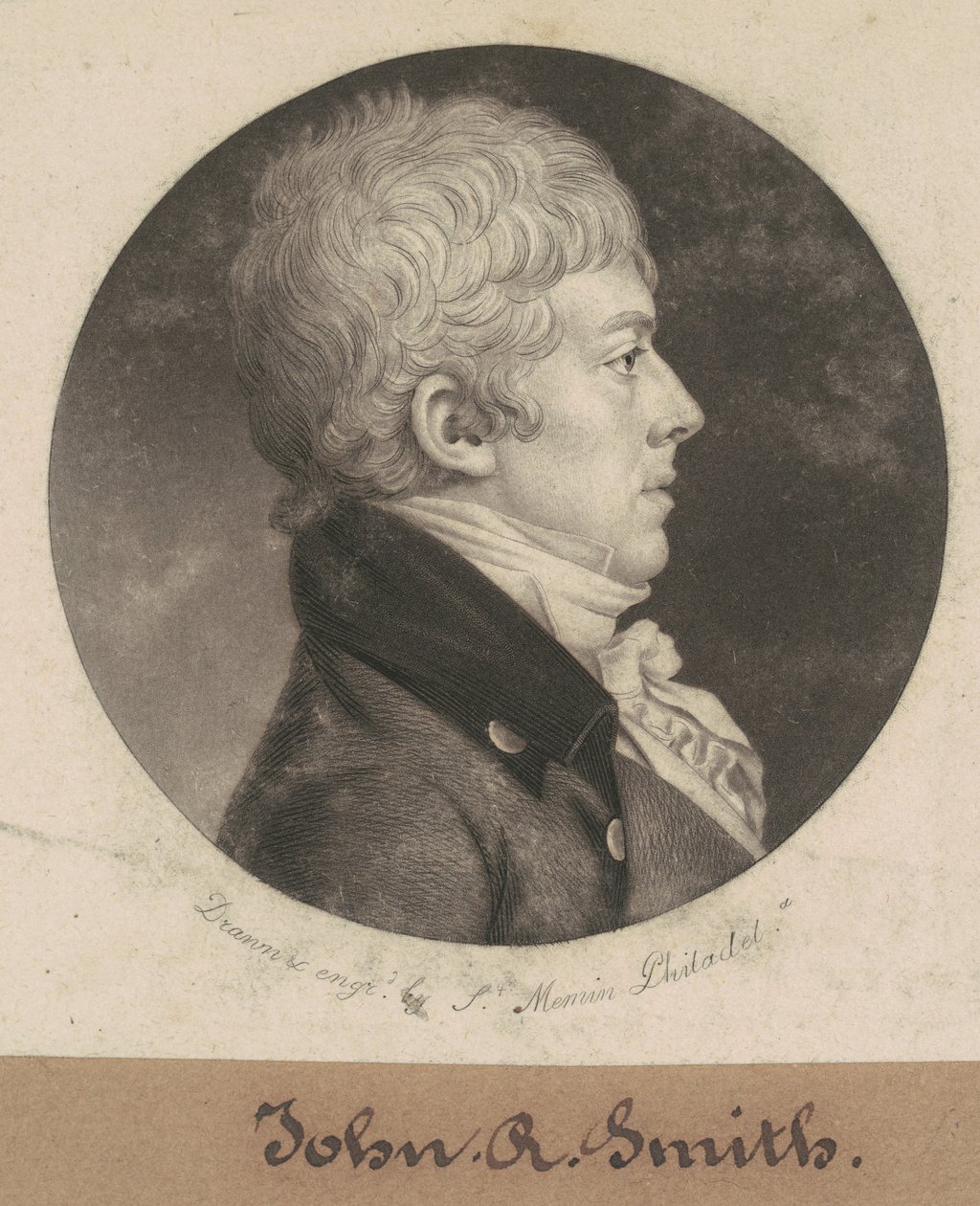 John R. Smith door Charles B. J. Févret de Saint Mémin