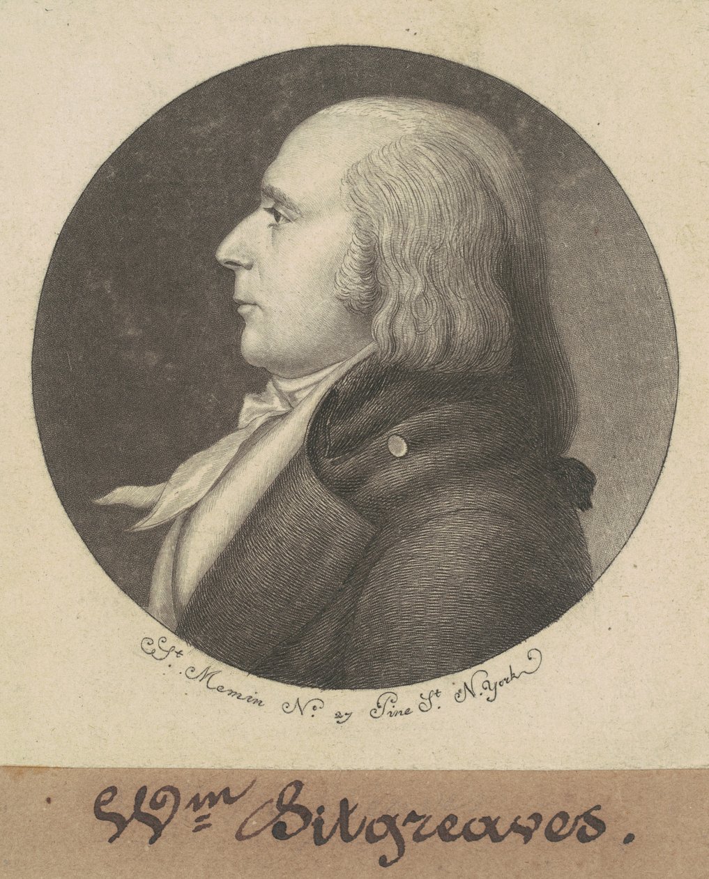John Sitgreaves door Charles B. J. Févret de Saint Mémin