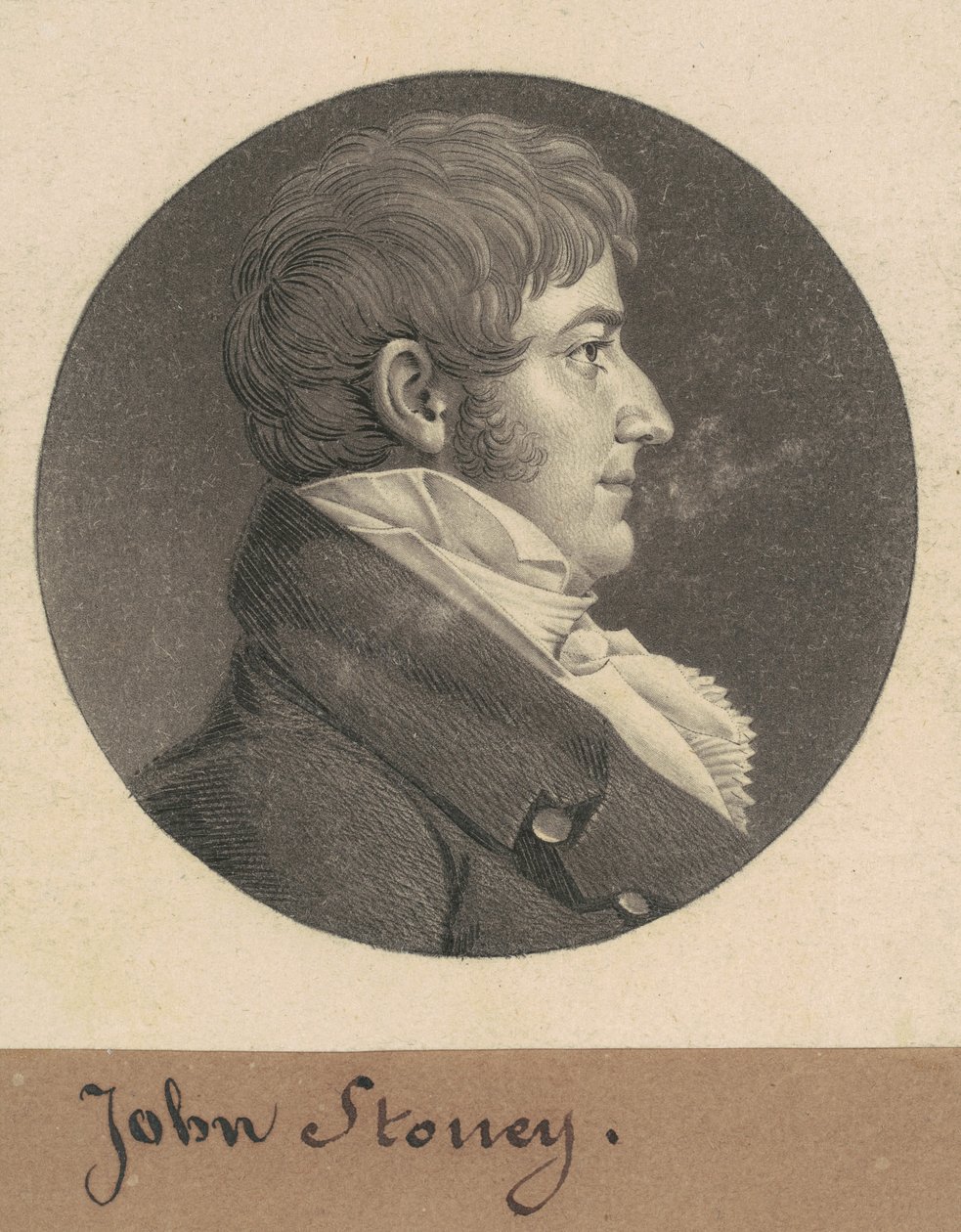 John Stoney door Charles B. J. Févret de Saint Mémin