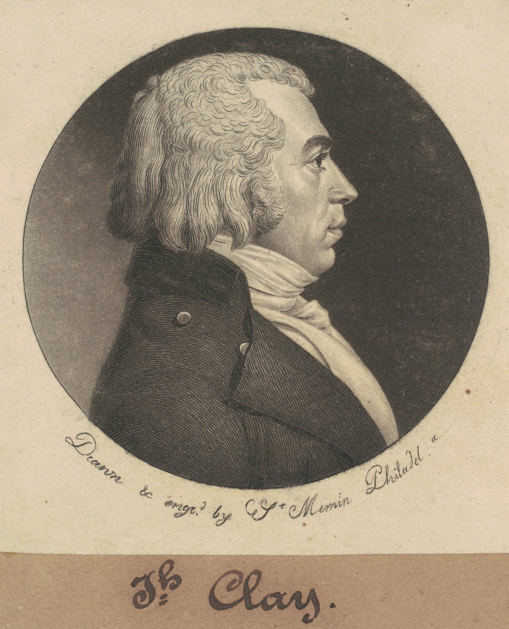Joseph Clay door Charles B. J. Févret de Saint Mémin