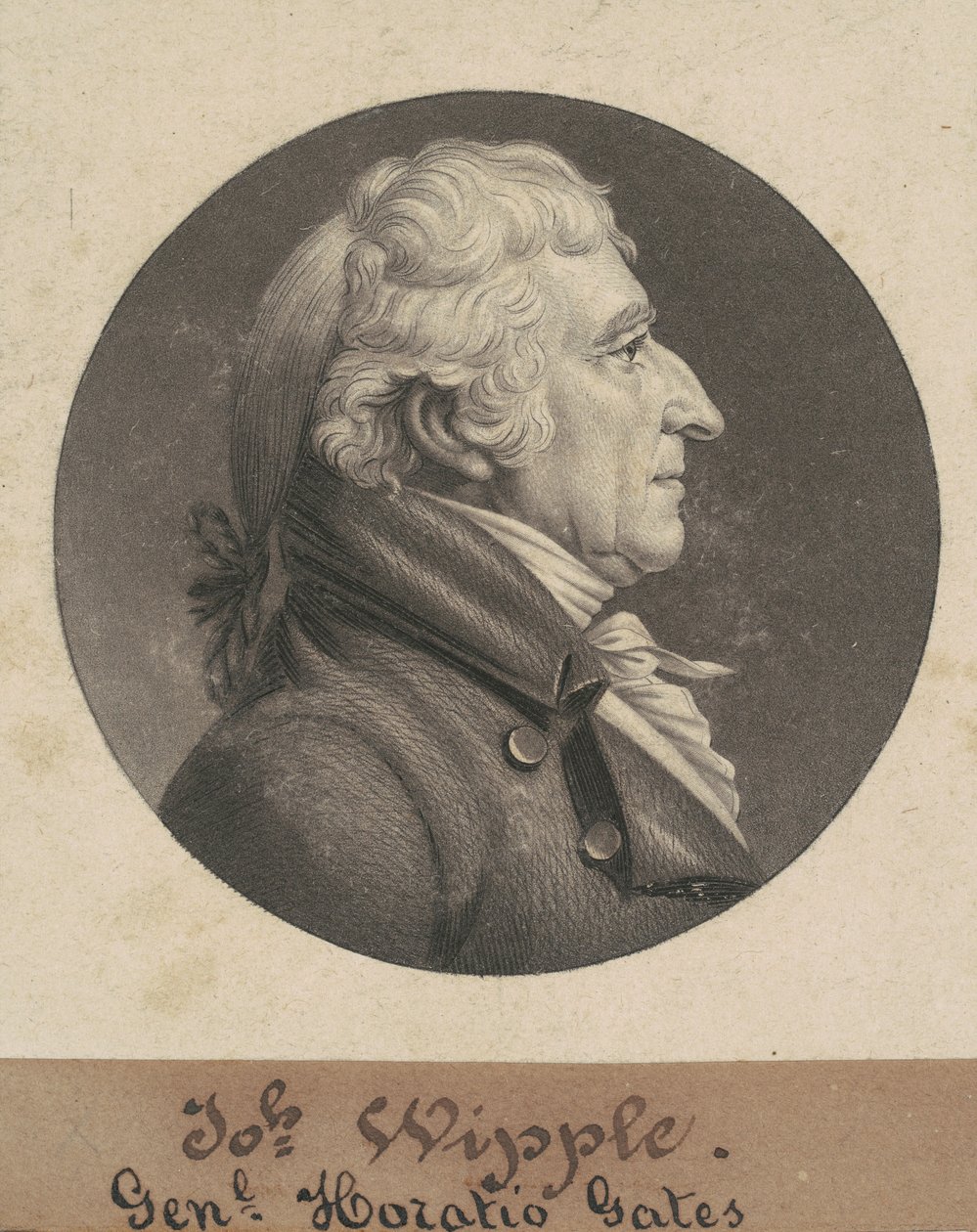 Joseph Whipple door Charles B. J. Févret de Saint Mémin