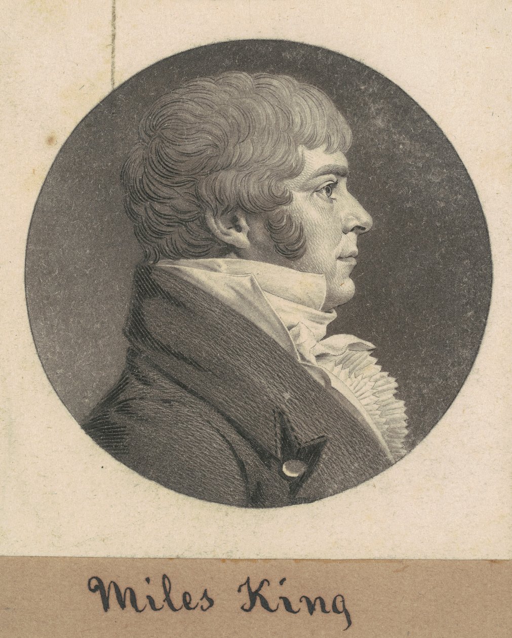 Miles King, Jr. door Charles B. J. Févret de Saint Mémin
