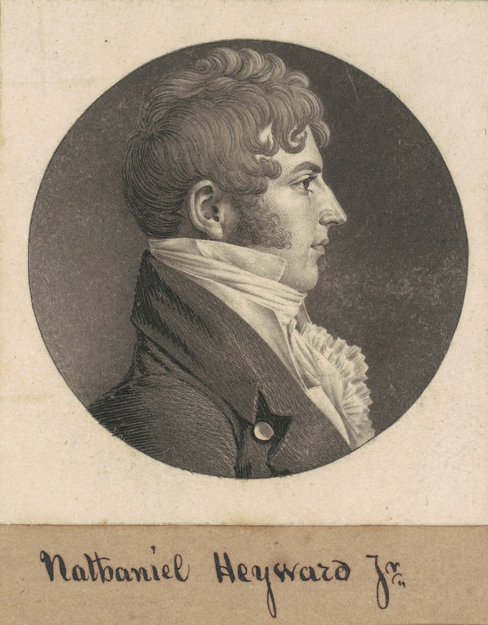 Nathaniel Heyward, Jr. door Charles B. J. Févret de Saint Mémin
